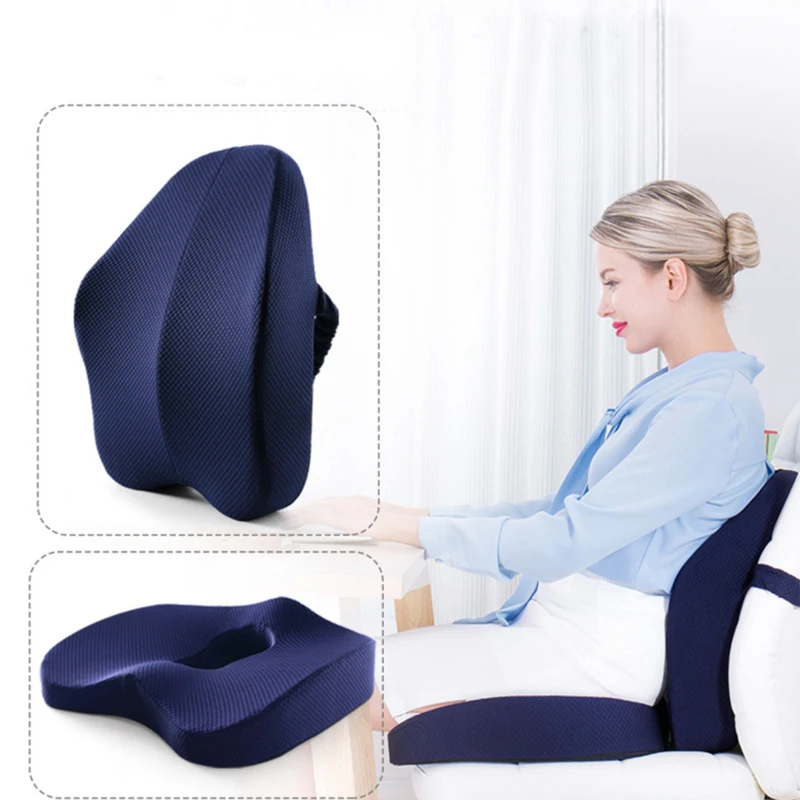 Memory Foam Car Seat Cushion Set Memory Foam Cushion Support Car Seat