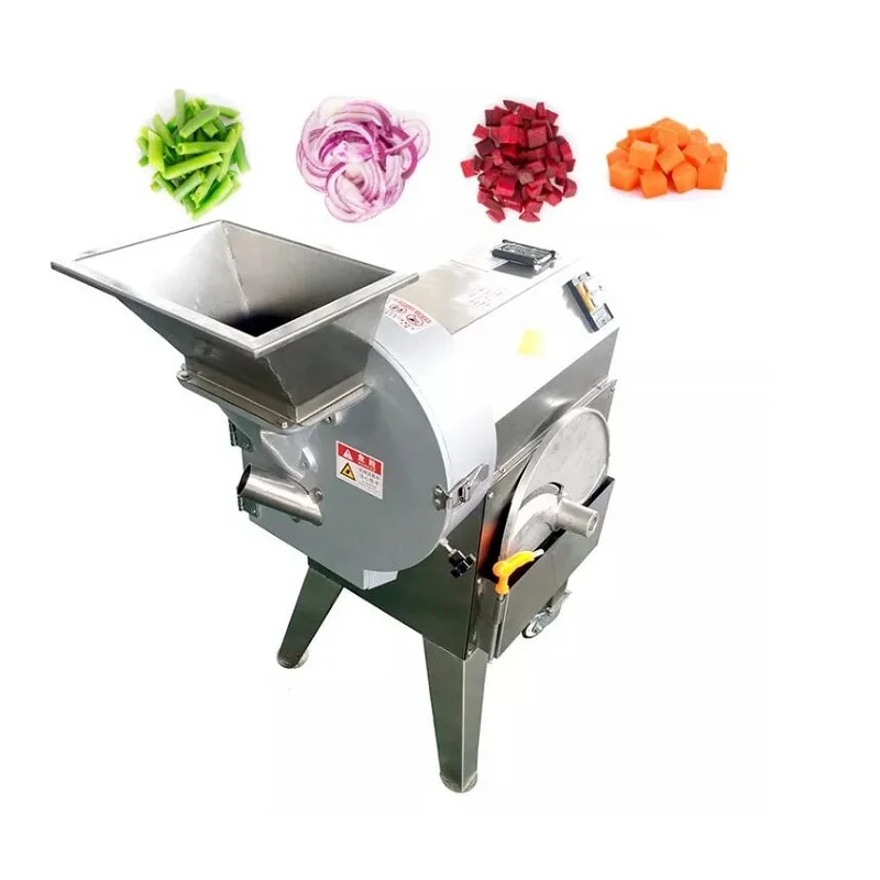 

Electric Vegetable Fruit Potato Slicer Shredder Cutting Machine Cassava Chips Vegetable Dicing Cubes Cutter Chopper Machine