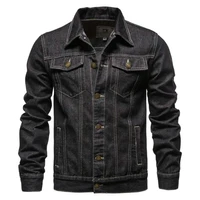 Nouvelle Veste en Jean Décontractée pour Homme Automne 2026 – Coupe Ample, Polyvalente, Style Jeune, Couleur Unie – Vêtement d'Extérieur en Denim pour Homme 4