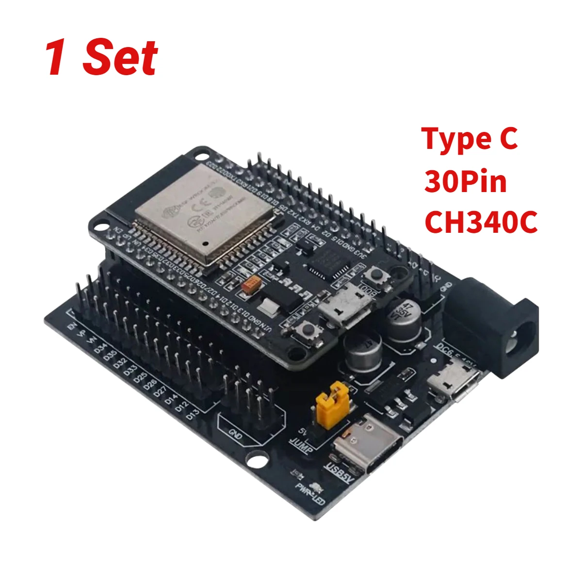 ตัวเลือกสินค้า บอร์ดพัฒนา ESP32 WiFi+บลูทูธ สำหรับโปรเจกต์อัจฉริยะ