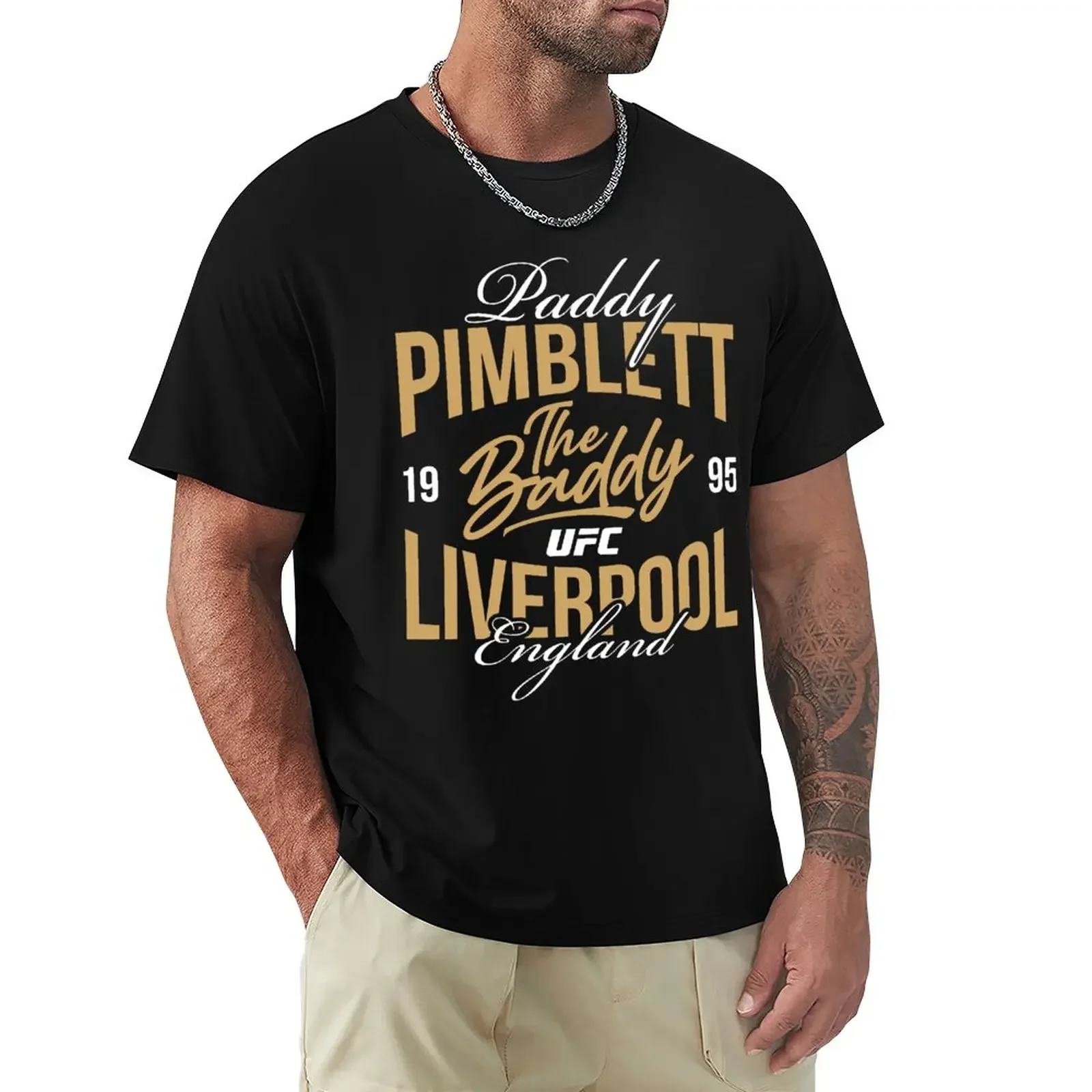 

Paddy Pimblett T-Shirt blacks oversized mens graphic t-shirts pack