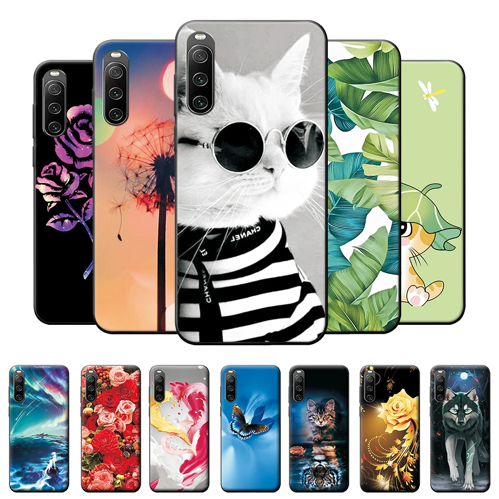 Custodia Per Sony Xperia 10 Iv Custodia Per Sony Xperia 10 Iv Cover Posteriore Morbida In Silicone Per Sony Xperia10 Iv Funda Protettiva Cute Coque