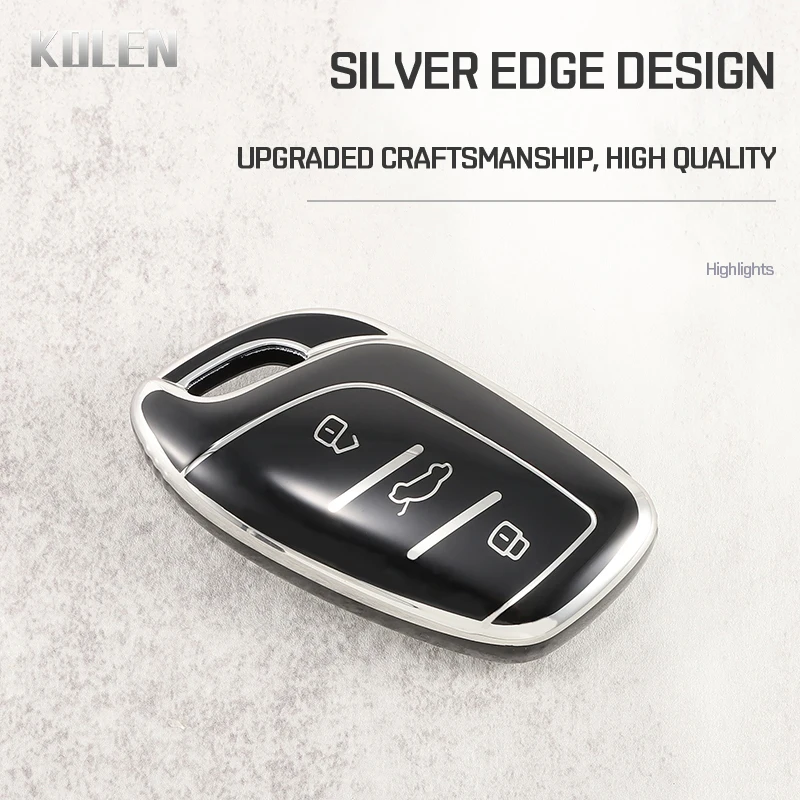 Enhanced TPU Car Smart Key Case Cover - Protective Fob Accessories