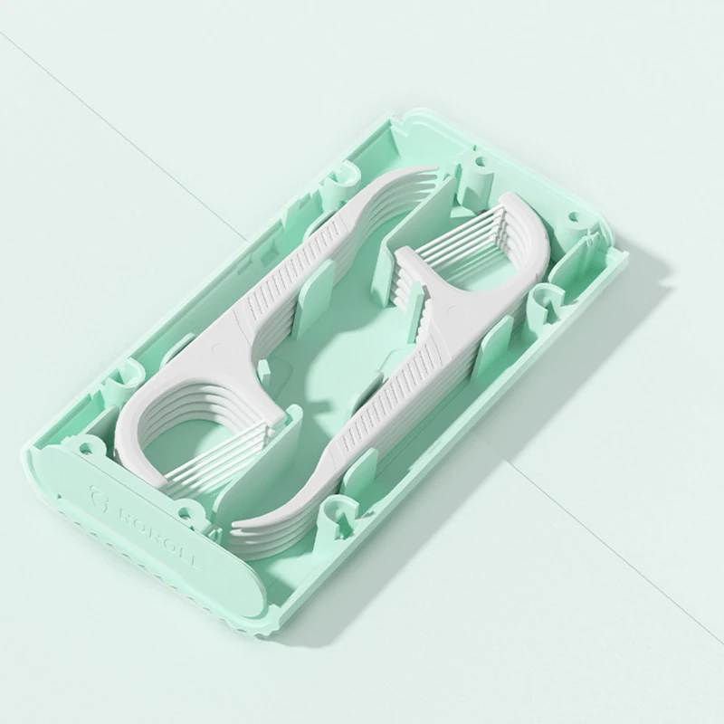 Automatic Dental Floss Box With 10pcs Dental Floss Travel Portable Flosser Picks Dispenser Flos Organizer Case Oral Hygiene Care dental floss holder dental floss dispenser dental cleaning tools