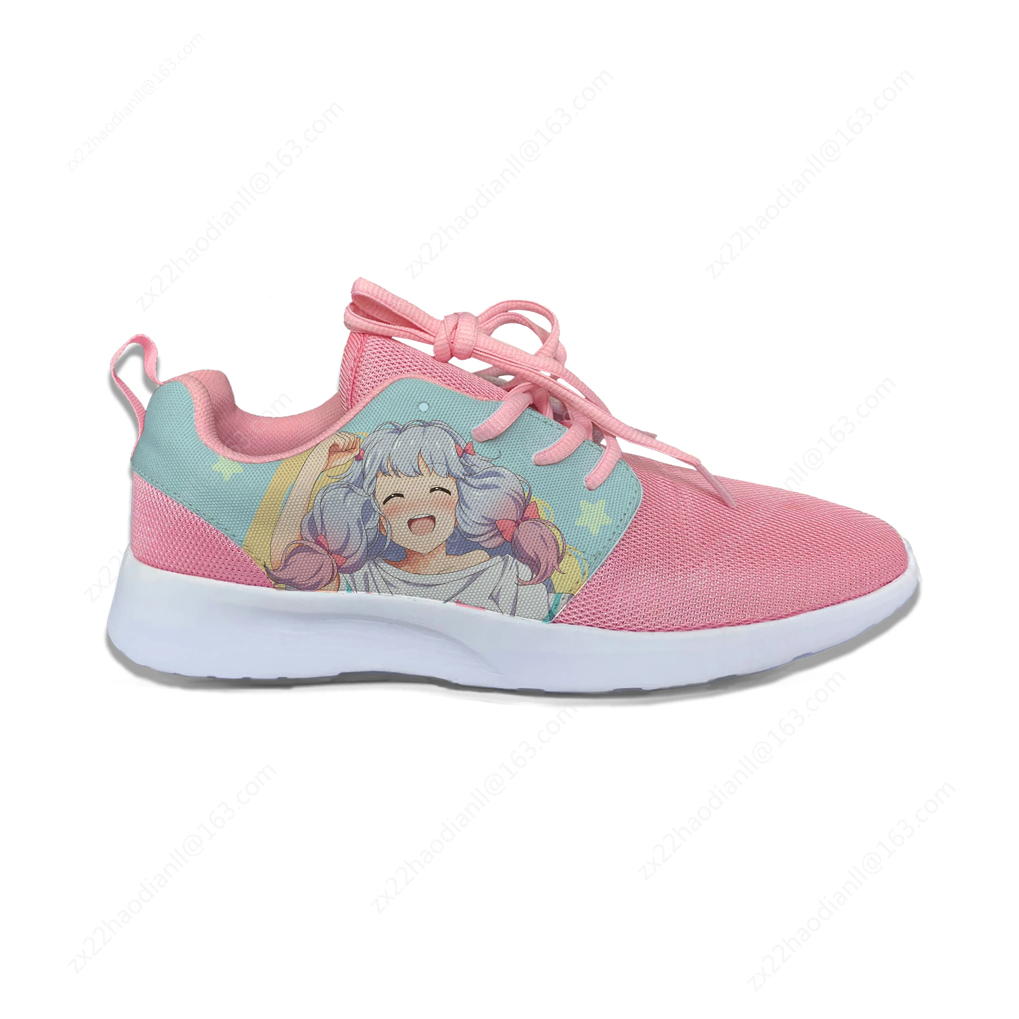 Eromanga Sensei Anime Hot Cute Fashion Sport Running Shoes Lace Up Breathable Lightweight Mesh Sneakers 3D Print For Women