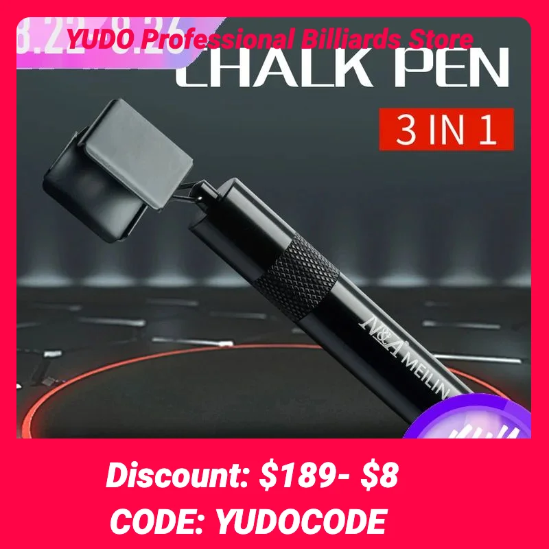 

NA MEILIN 3 in 1 Chalk Pen Multitool Billiards Snooker Cue Chalk Holder Clip Tip Acupuncture Tip Storage Billiard Accessories