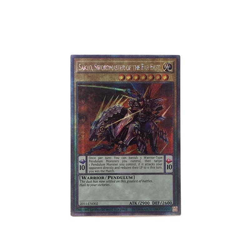 Yu Gi Oh Sakyo Swordmaster of Far East AND Kuzunoha the Onmyojin DIY коллекция хобби Коллекция игр аниме Card