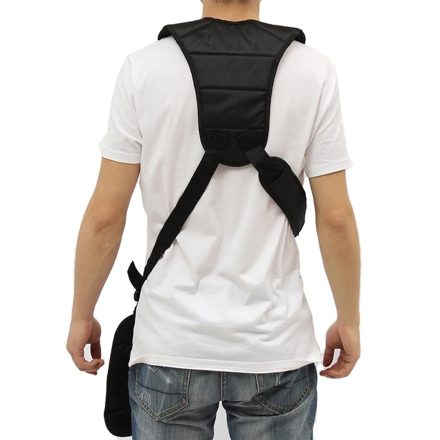 Dupla Strimmer Vállheveder Heveder Öv Gyep A Kefével Vágott Fűvágóhoz Hordozó Kampó Állítható Kerti Erő Metsző - Image 4