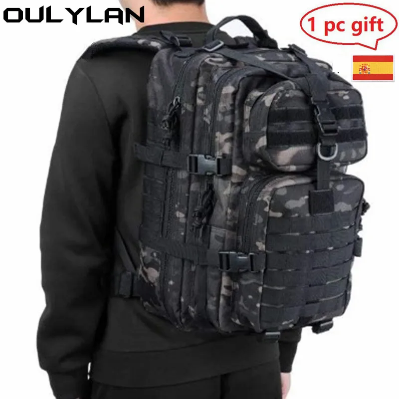 

Oulylan Nylon Waterproof Backpack Camping Trekking Fishing Hunting Bag Military Tactical Army Climbing Fashion Backpacks 30L/50L