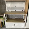 Modern Creative Kitchen Cabinets with Perforated Board Multifunctional Food Preparation Table Integrated Kitchen Storage Cabinet 5