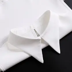 Chiffon Fake Collar Ladies Bottoming Shirt Women False Collar for Sweater Autumn and Winter Solid Color Detachable Collar