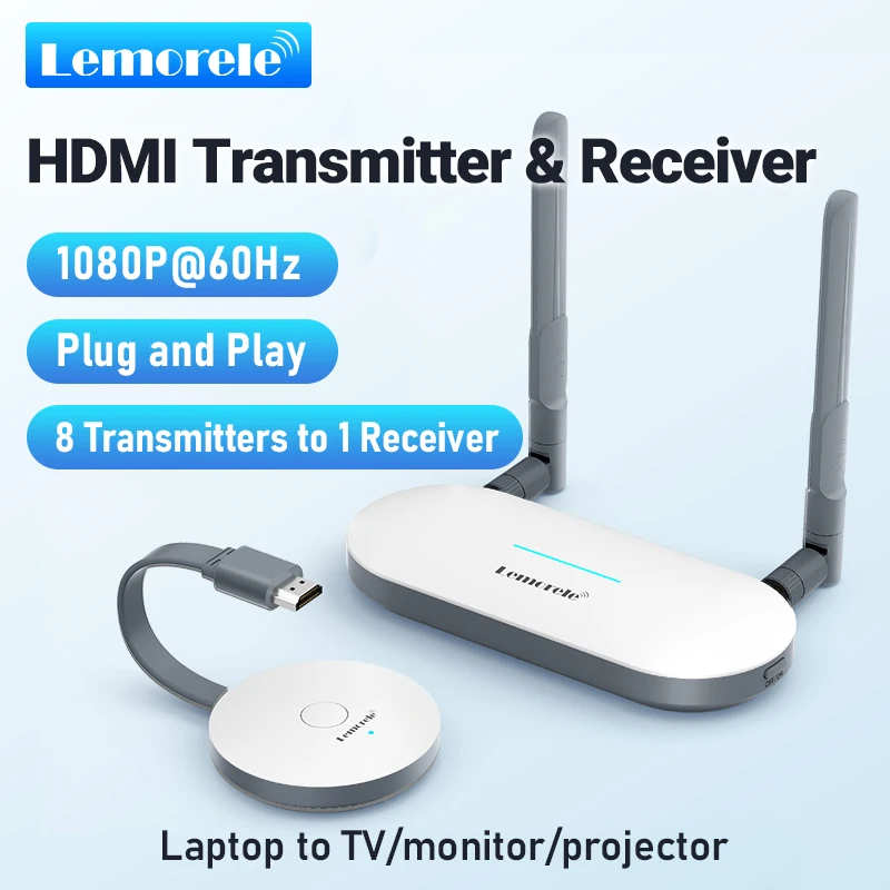 値下げしました！Lemorele WIRELESS VIDEO EXTENDER Amazon.com: Lemorele Wireless HDMI Transmitter and Receiver
