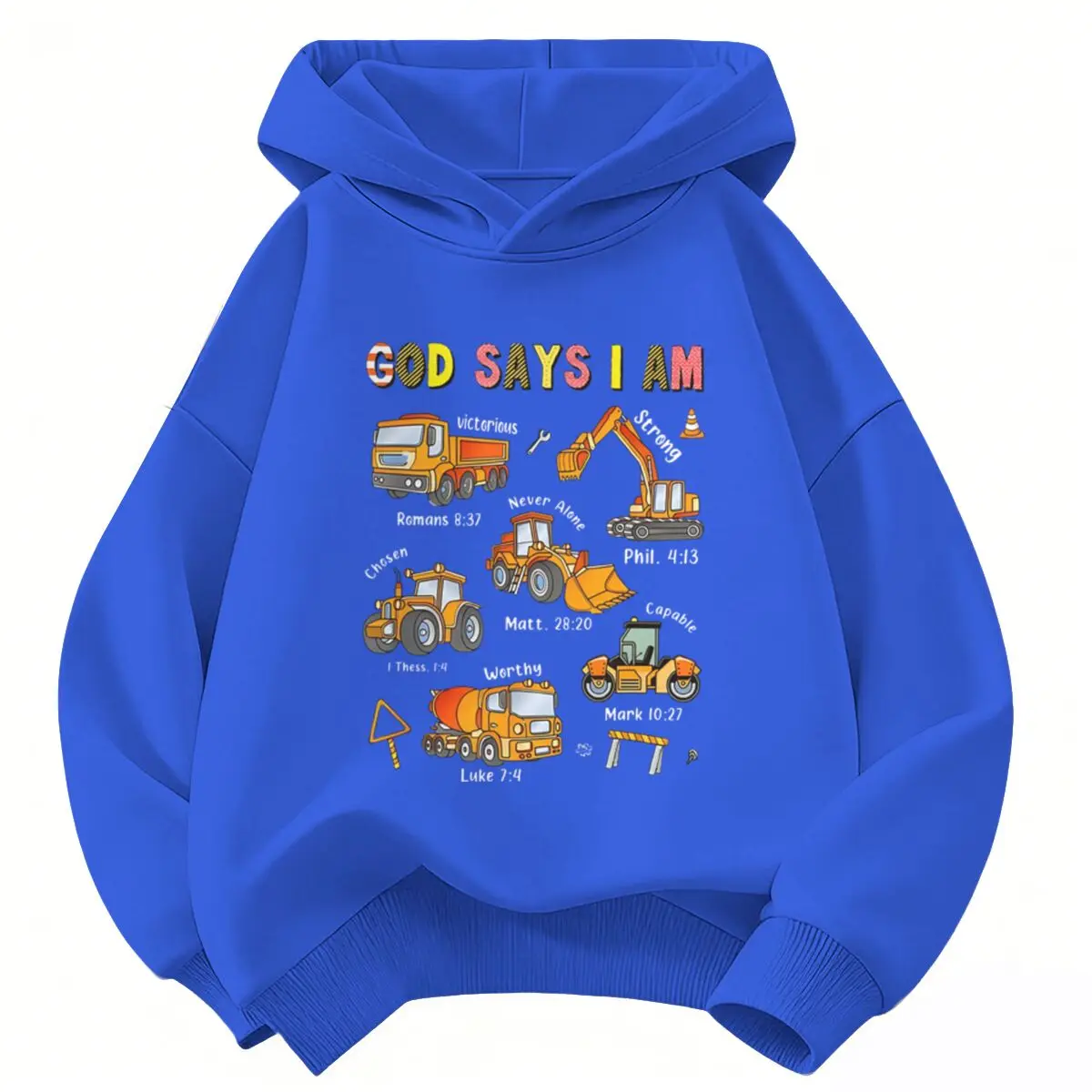 "God Says I Am" Kids Hoodie - Image 3