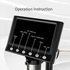LCD Digital Coin Microscope 1000X Magnification Zoom USB Stereo Microscope Camera with Adjustbale Stand Compatible with PC 5