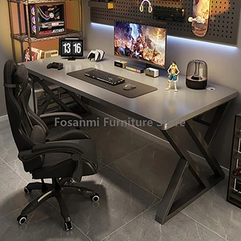 Compact Desk and Mesh Chair Set 1