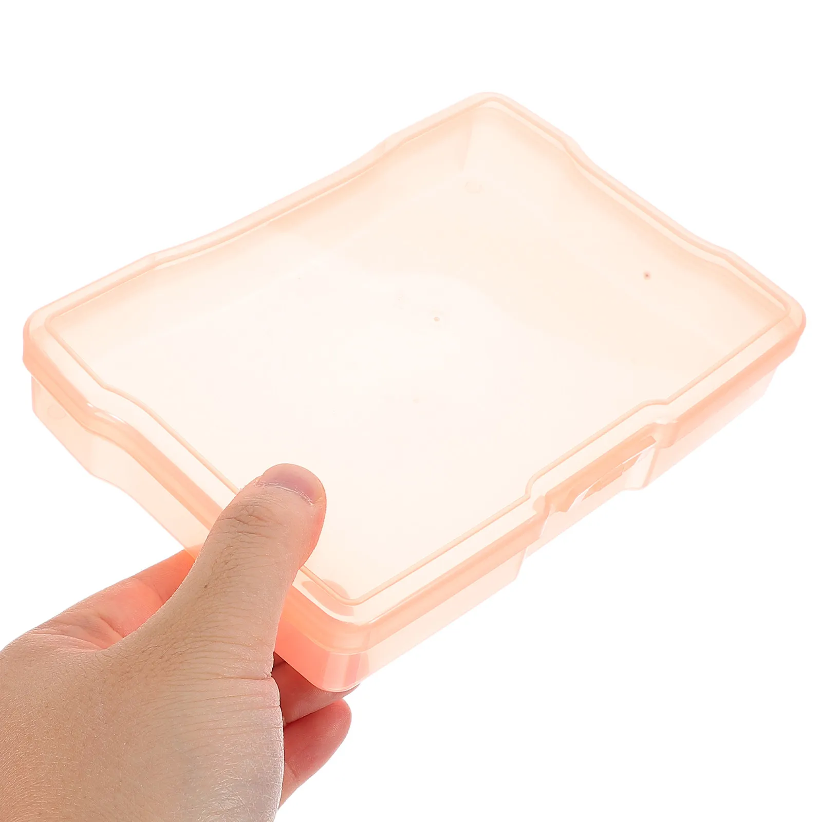 플라스틱 사진 정리함 다용도 보관함 (엽서, 사진, 보석, 구슬, 공예품용) 매끄러운 둥근 모서리