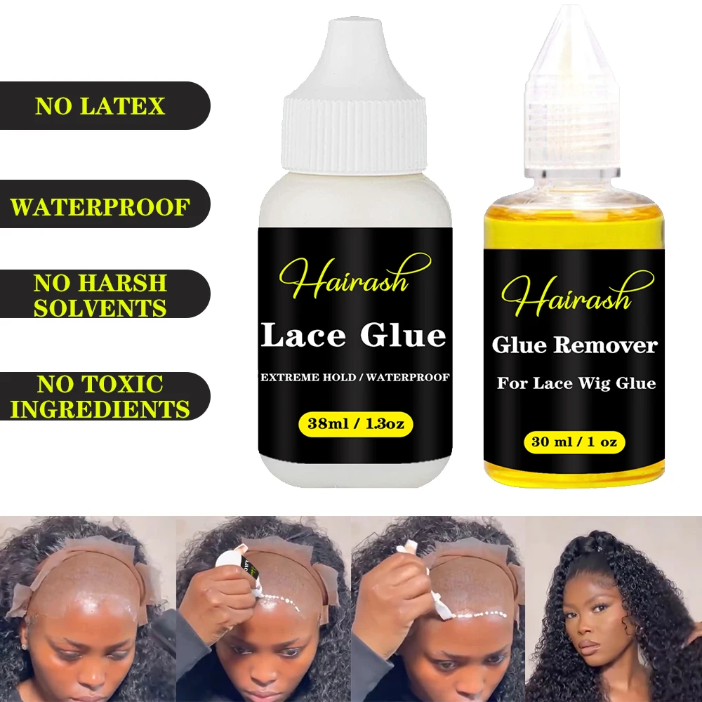 Wig Glue For Lace Front Wigs Waterproof Hair Extension Adhesive And Glue Remover