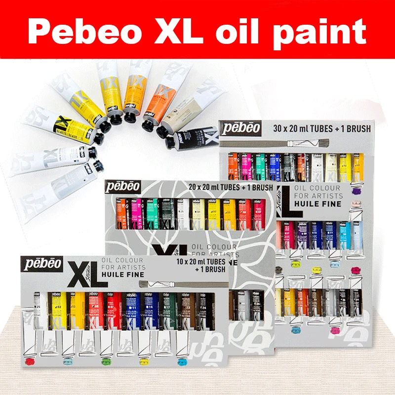 10/20/30 Colors Professional Oil Painting Paint Drawing Pigment 20ml Large Capacity Tube Oil Painting Set Artist Art Supplies