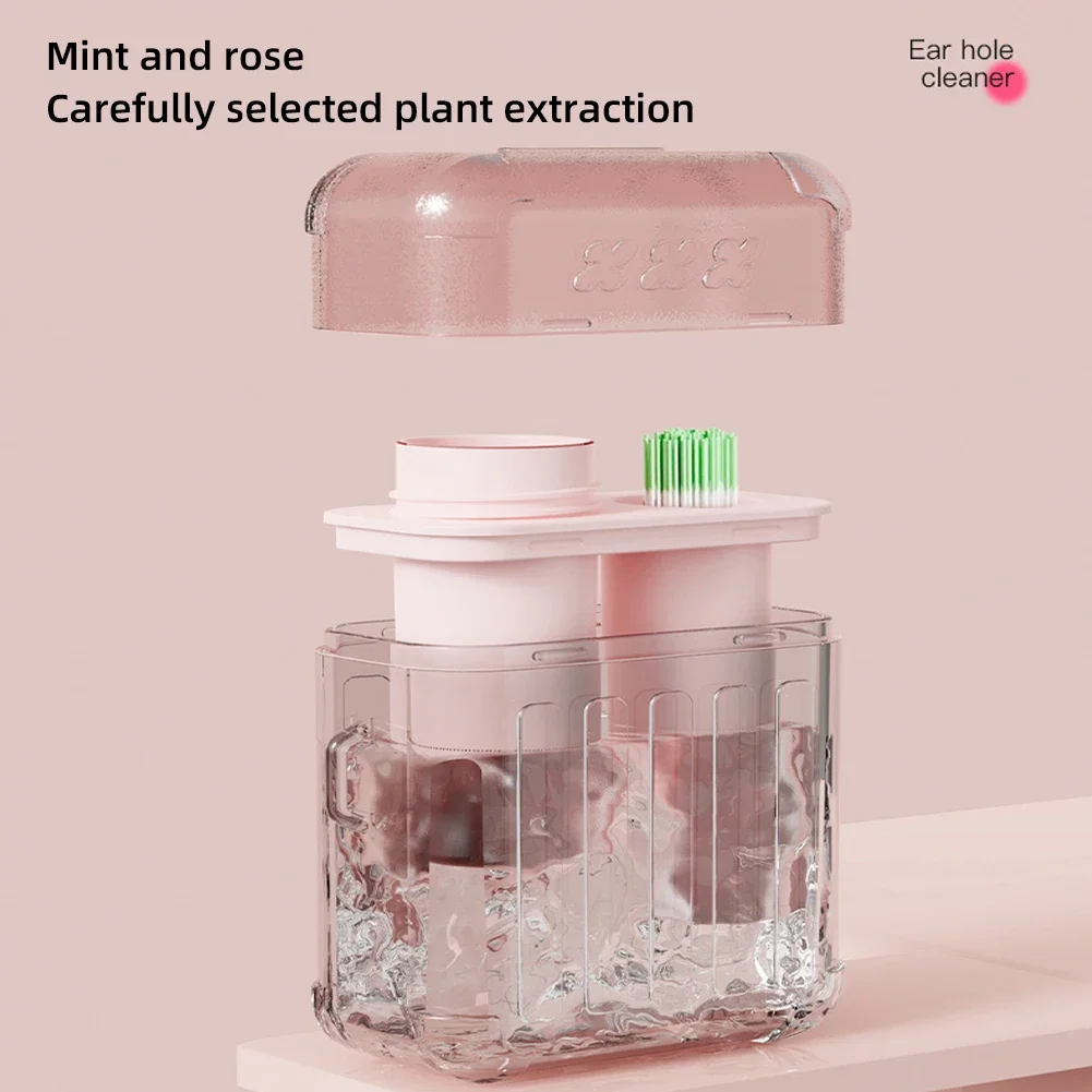 240/180pcs Disposable Earrings Hole Cleaner Set Pierced Ear Cleaning Line Cleaning Water Ear Hole Aftercare Tools Kit 5