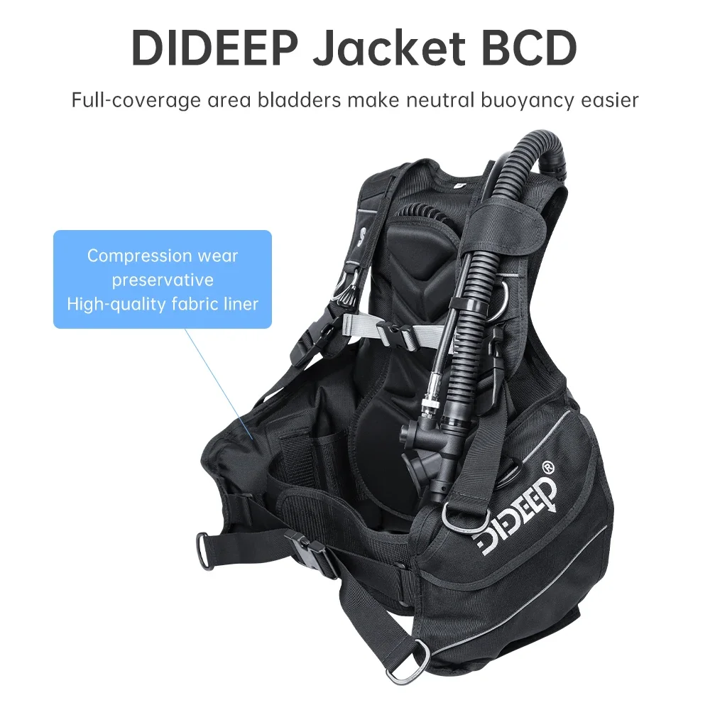 3XS-3XL Buoyancy Compensator Device Scuba BCD for Underwater Diving
