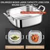 Square steamer household 316 stainless steel thickened double-layer three-layer steamer tray multifunctional gas electromagnetic 4