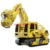 Alloy Children Remote Control Excavator Toy Car 2.4G 12 Channel Analog sound effects Cartoon Dinosaur Boy RC Excavator Toy Car 6