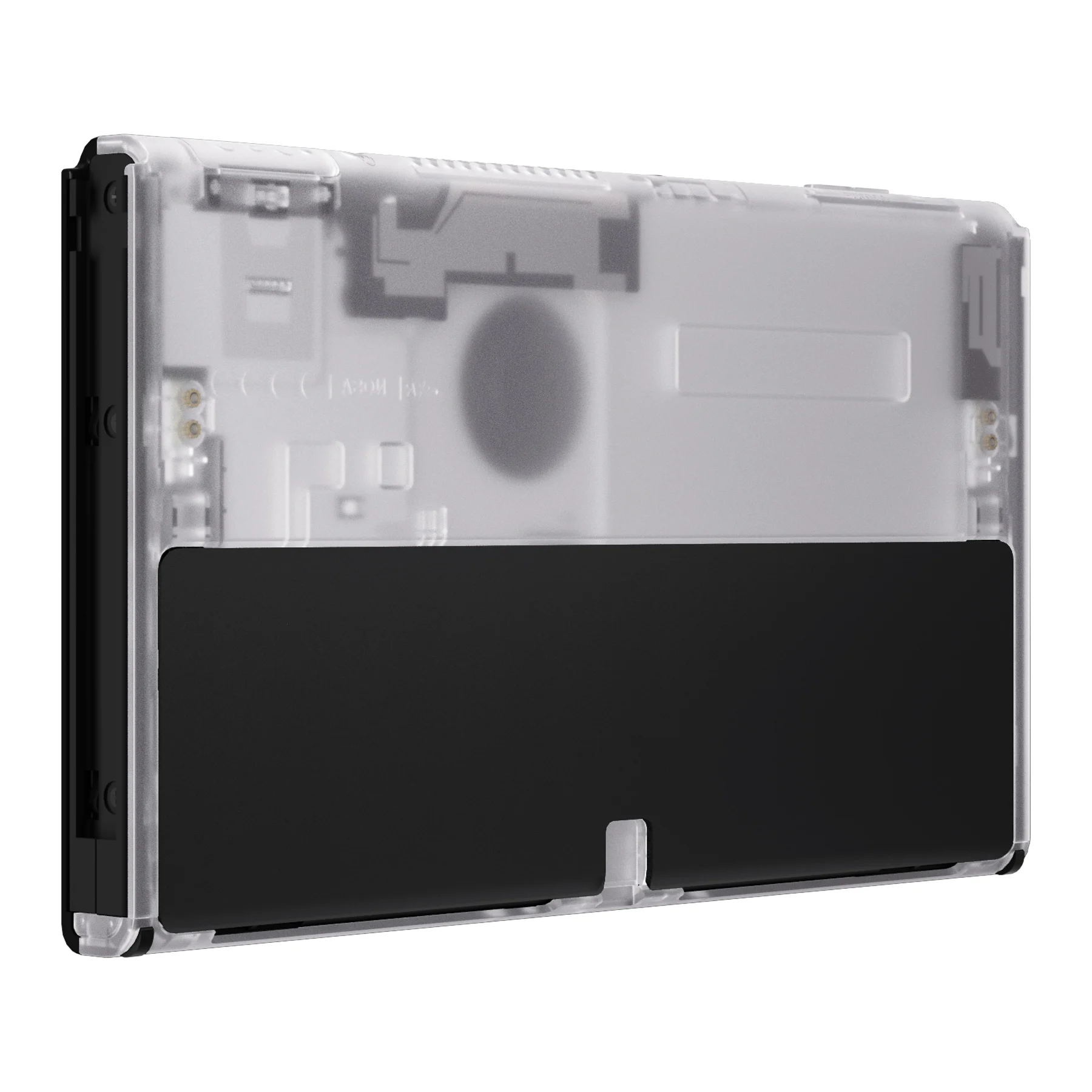eXtremeRate Clear 콘솔 백 플레이트 Nintendo Switch OLED 콘솔 용 DIY 교체 하우징 쉘 케이스
