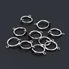 10Pcs Round Brass Clip-on Hoop Earrings for Non-Pierced Ear DIY Earring Making Accessary Creation Girl Gift Earring Hoop 3