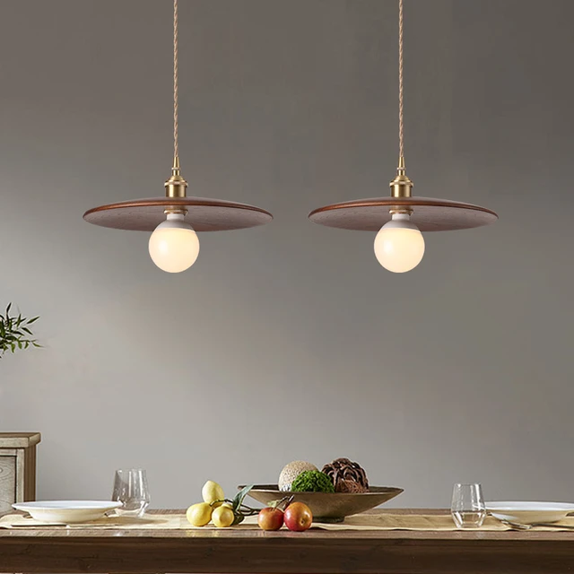 Moderne LED Anhänger Lichter Nordic Minimalistischen E27 Massivholz Hängen  Lampen Küche Restaurant Leuchten - AliExpress