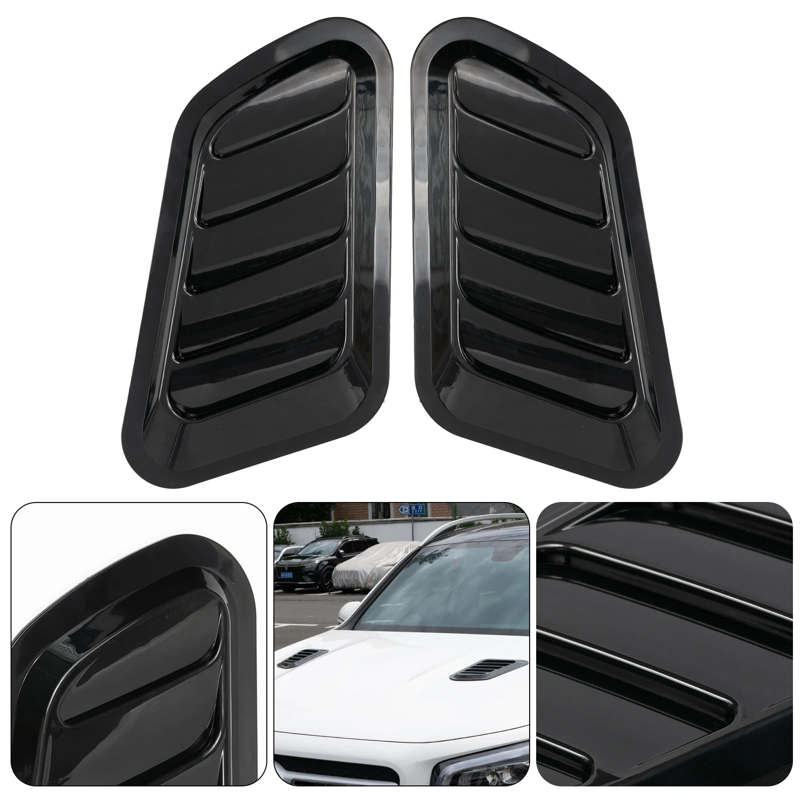 Car Styling Air Flow Intake Scoop Side Vents Decorative Universal