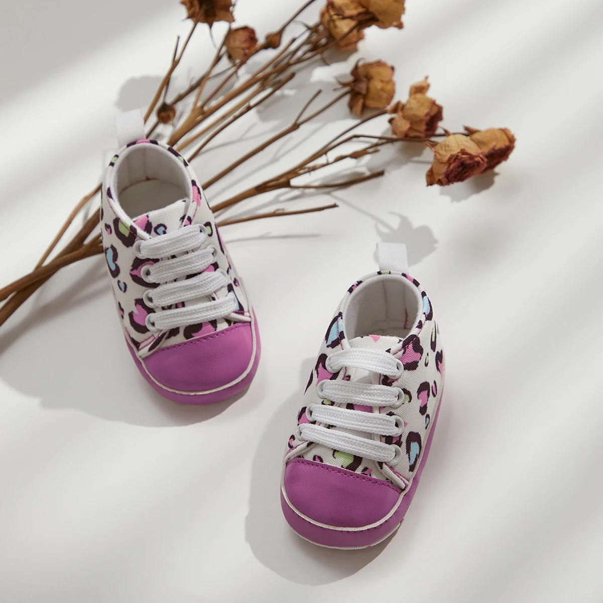 Toddler Baby Girls Casual Canvas Shoes Flower Planet Gingerbread Man Print Non-slip Walking Shoes Casual Flats EWODOS for Kids children flats