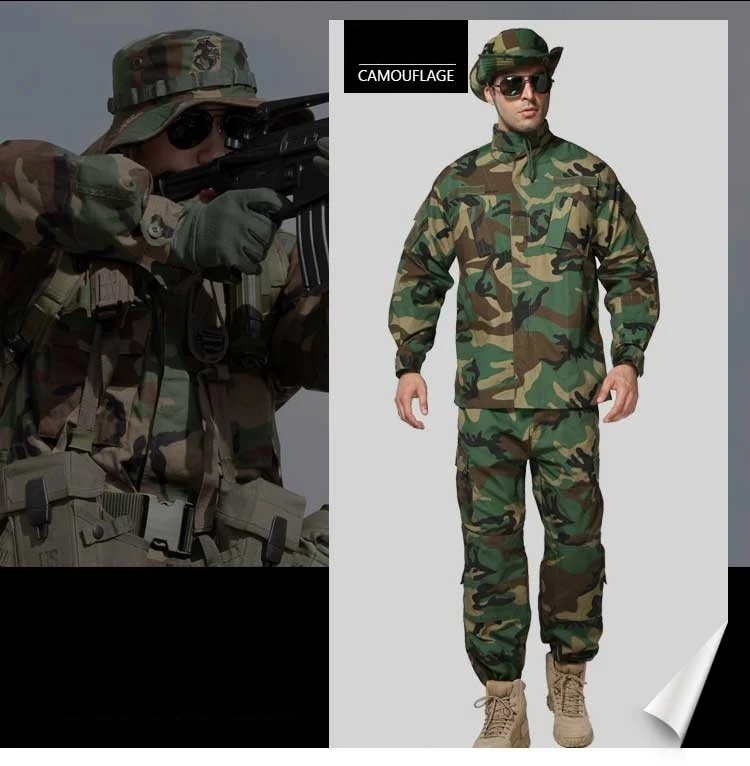 uniforme Camo, Uniforme de combate BDU, US Hunting Clothing Set