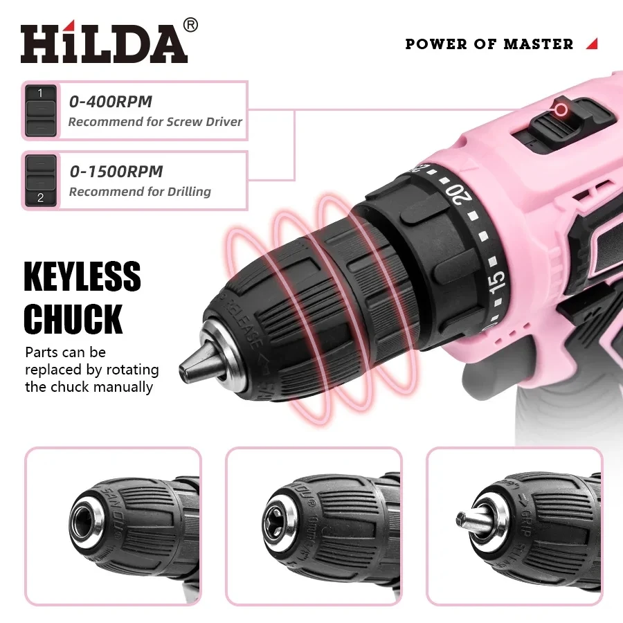 HILDA  ũ ̹, 25 + 1 ũ  帱, ̴   , Ƭ ̿ ͸ ũ 帱, 12V