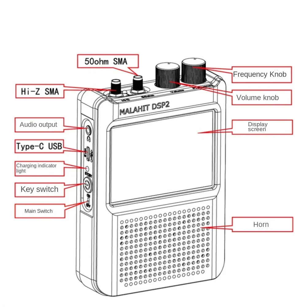 マリンライト受信機ラジオ、新しいファームウェア、本物の第2世代