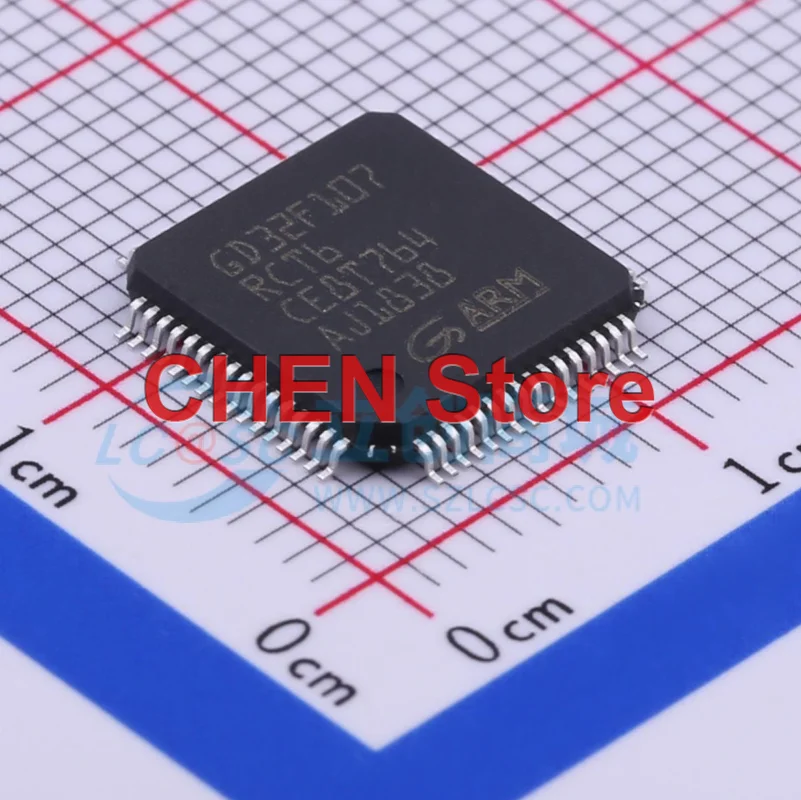 

2PCS NEW GD32F107RCT6 LQFP-64 Microcontroller chip Electronic Components In Stock BOM Integrated Circuit