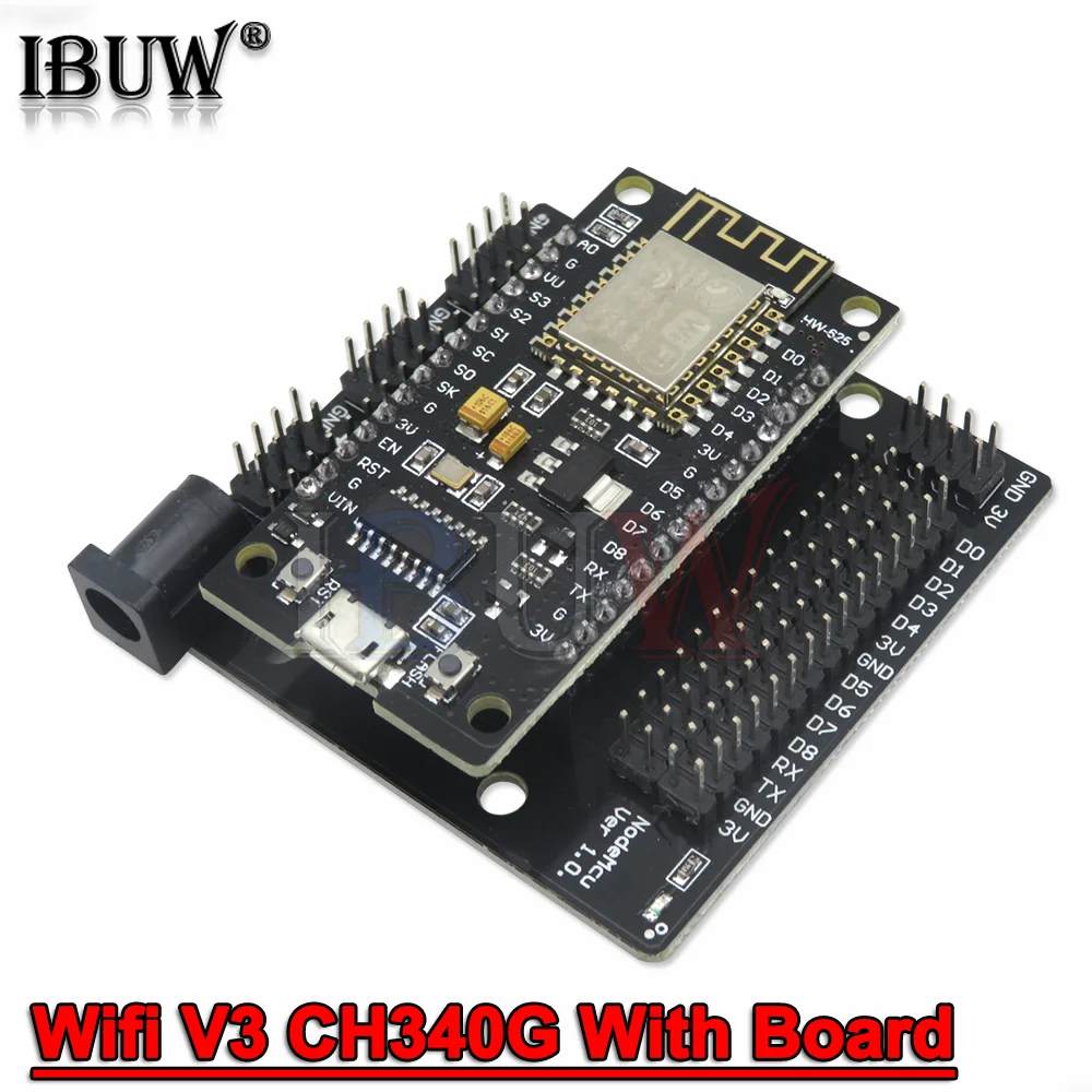 Node MCU Development Kit V3 CH340 NodeMCU + Motor Shield ESP8266 ESP ...