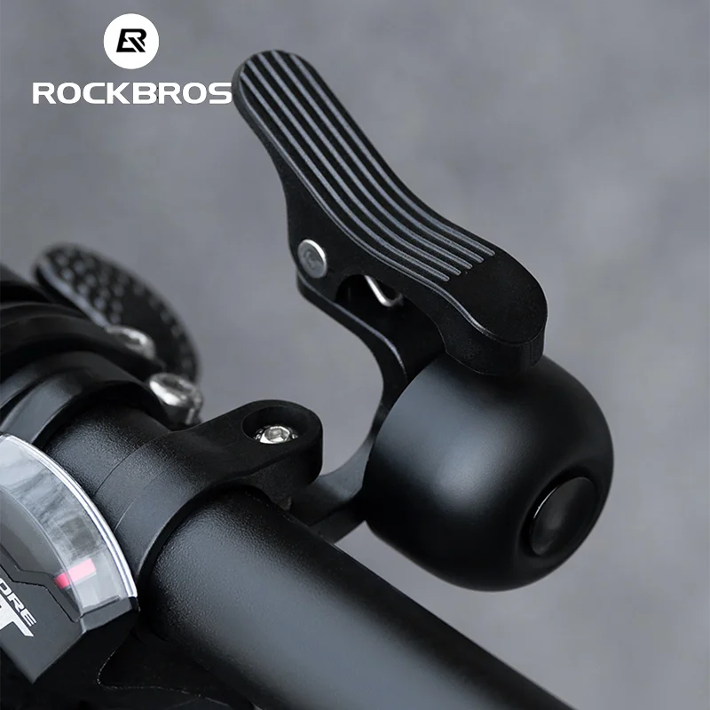 ROCKBROS Bicycle Bell Ultralight Alloy Handlebar Horn Safety Warning