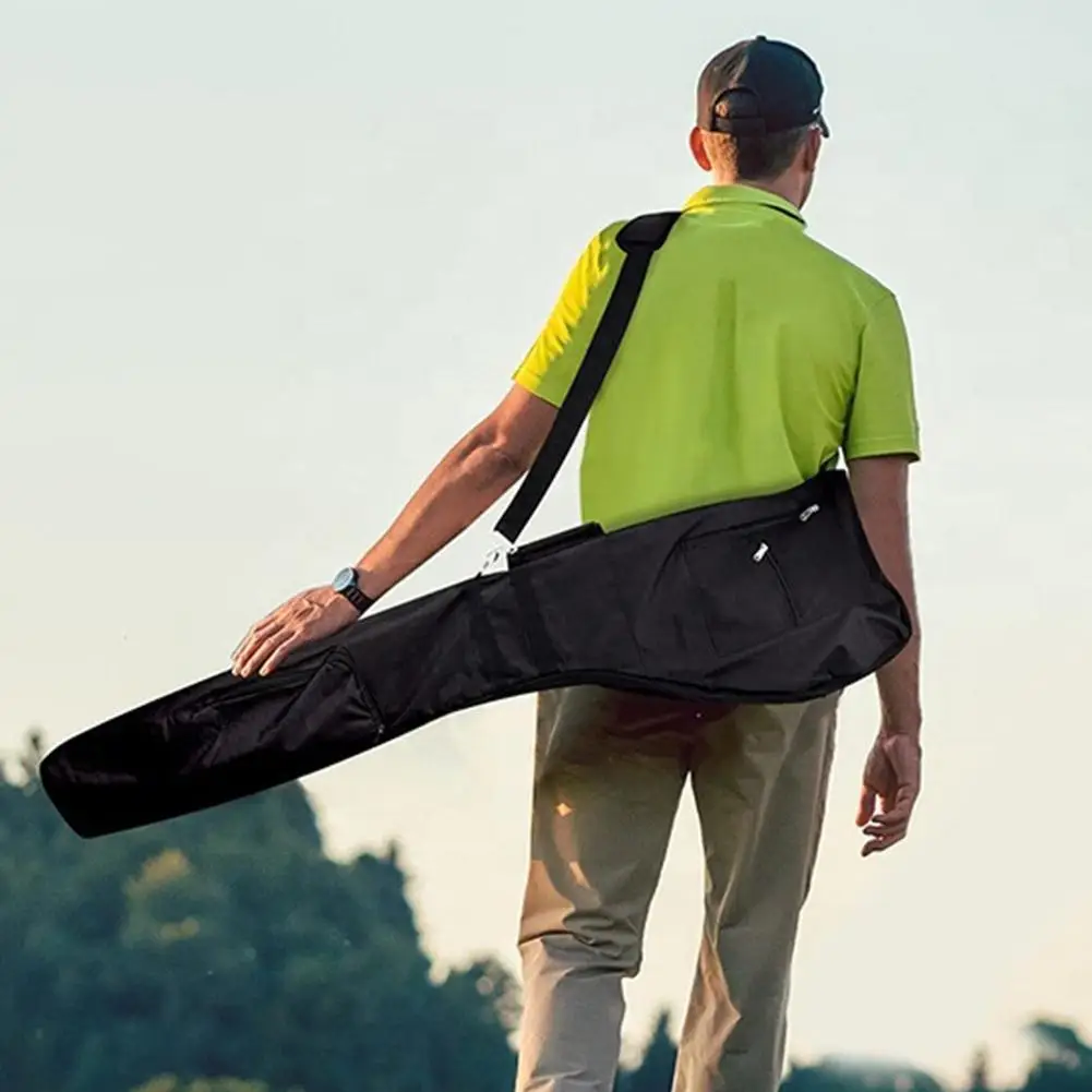 

Sports Golf Club Bag 600D Oxford Cloth Waterproof Folding Portable Large Capacity Storage Bag Golf Travel Case Accessories Black