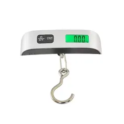 Compact Digital Travel Luggage Scale with Non - Slip Grip (Hook)