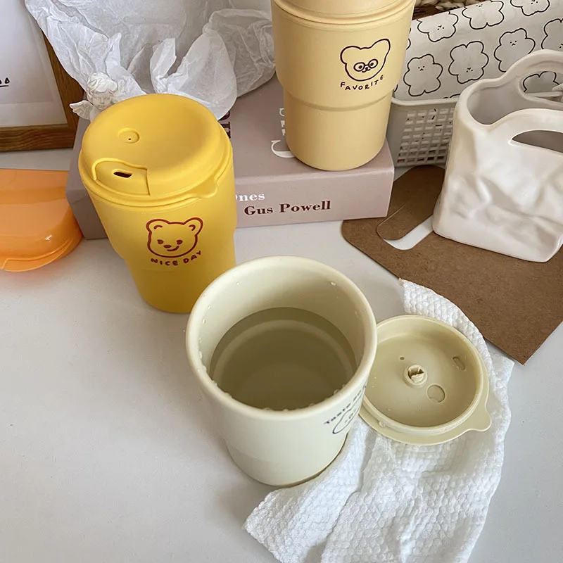 Keramik Kaffee Becher Porzellan Reise Auto Becher Liebhaber Milch Tassen  mit Deckel Büro Schule tragbare Tumbler - AliExpress