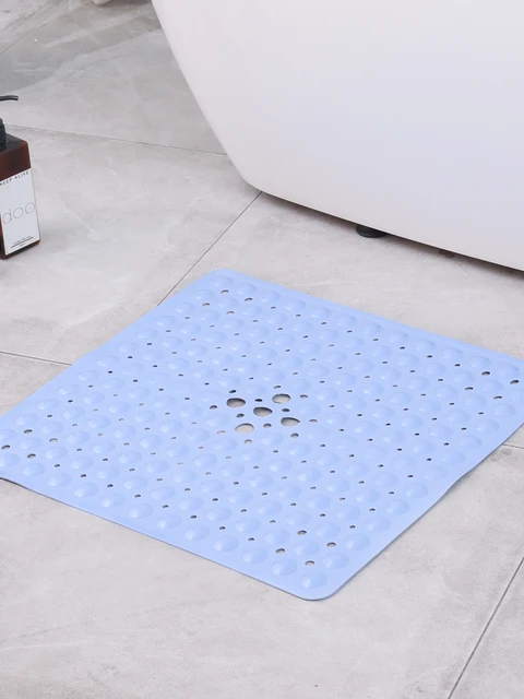 Tappetino Da Bagno Quadrato 53x53 Cm Con Ventose - Antiscivolo, Lavabile, Senza Lattice - Foto 8