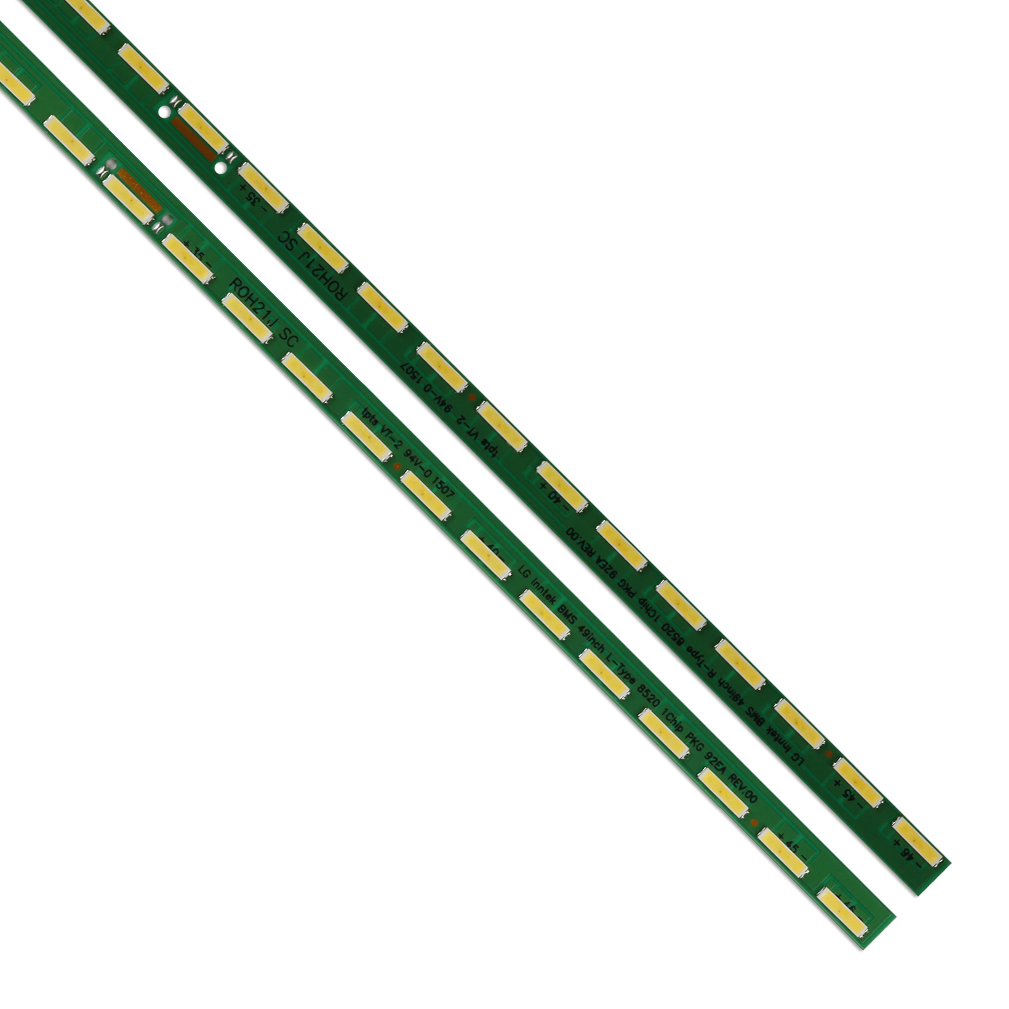 49LF540V 49LF590V 49UF6907 49LF6900 49LF5400 49LF5410 49LF5900 2pcs 46LEDs LED backlight strip G1GAN01-0791A G1GAN01-0792A led backlight