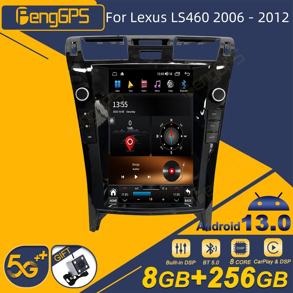 

Автомагнитола для Lexus LS460 2006-2012, Android, экран 2 Din, стереоприемник, Авторадио, мультимедийный плеер, головное устройство с Gps Навигатором