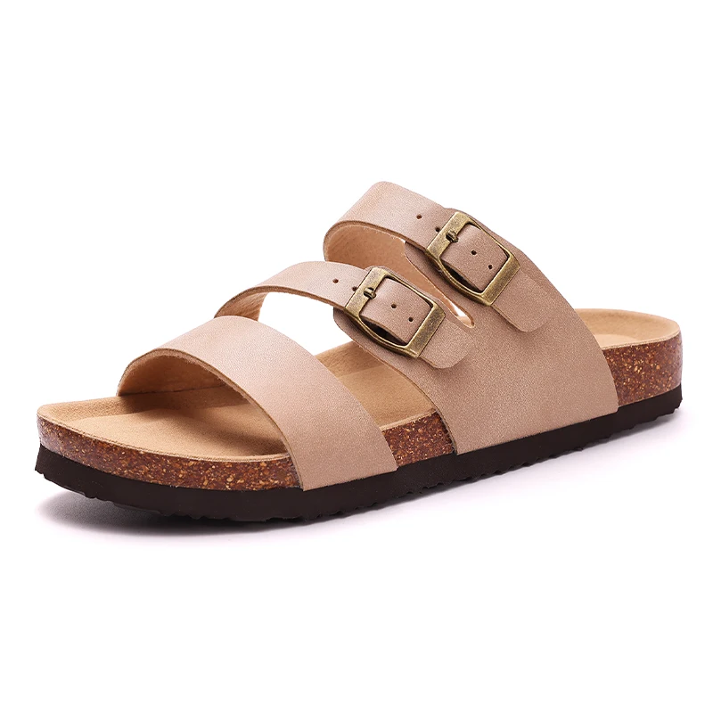 Cork Sandals For Women Casual Beach Walking