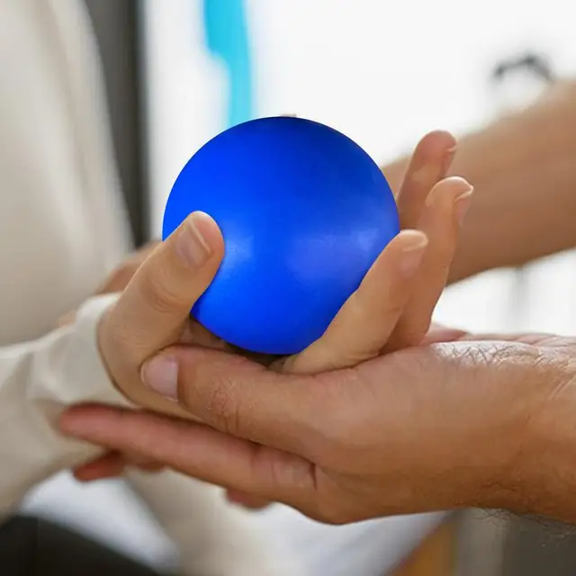 Elastic Finger Grip Strength Trainer Hand Exercise Squeeze Ball Hand Grip Strength Trainer Stress Relief Finger Resistance 4