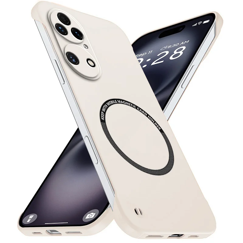 Magnetic Slim Frameless Matte Anti-Scratch Shockproof Phone Case