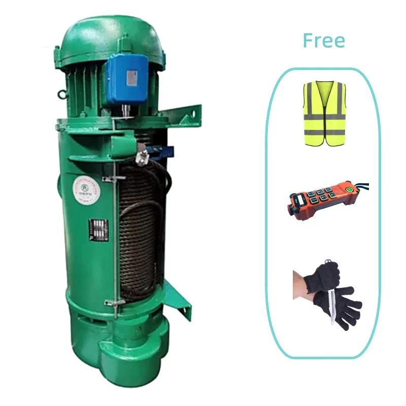 3 Phase Motor Wire Rope 16 Ton 20 Ton Electric Hoist For Single Girder Beam Crane