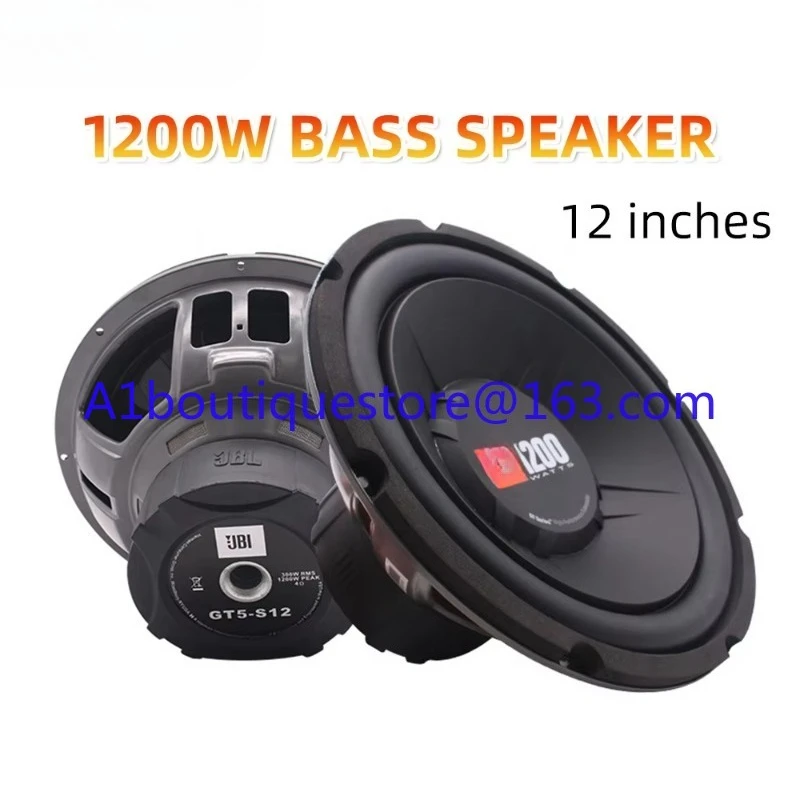 Hot Sale Car Subwoofer Speaker 12 Inch 1200 Watt High Power GT5