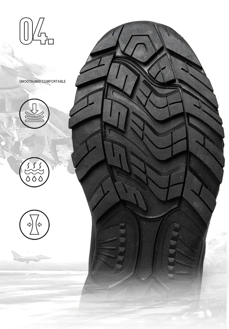 Description Picture 6 of itemMen Boots Special Force Desert Combat Tactical Boots Outdoor Hiking Shoes Ankle Work Safty Sneakers