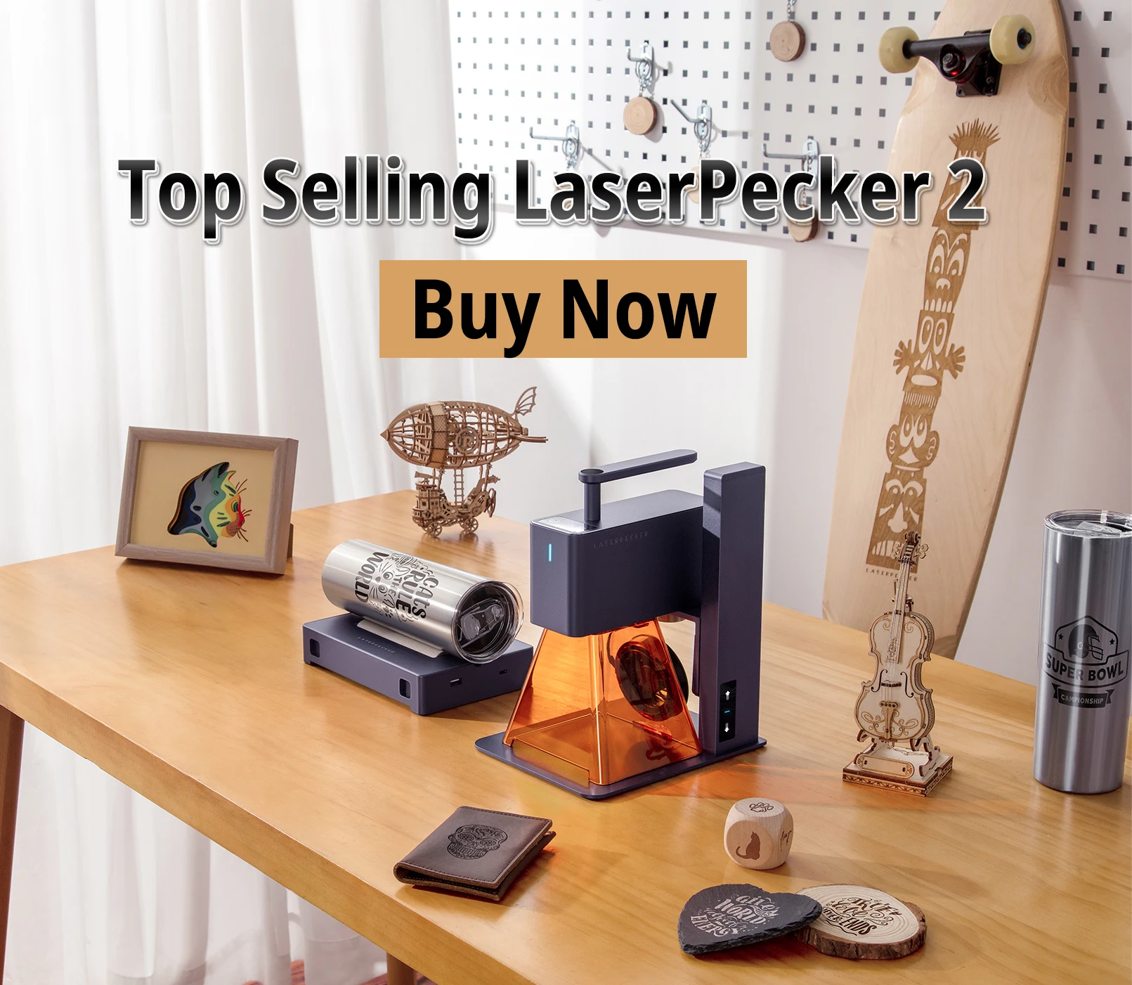 1.6W Compact Laser Engraver Machine Portable Laser Pecker Mini